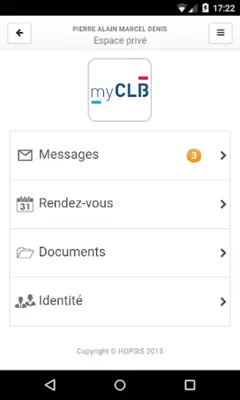 myCLB android App screenshot 2